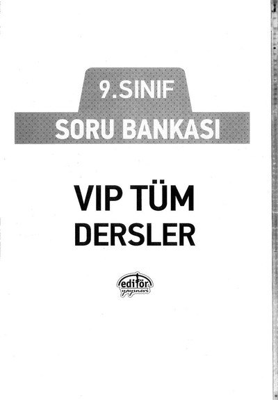 SORU BANKASI VİP TÜM DERSLER YKS Fotokopi