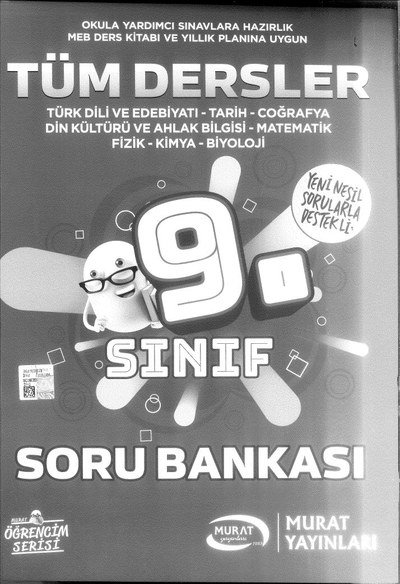 TÜM DERSLER SORU BANKASI YKS Fotokopi