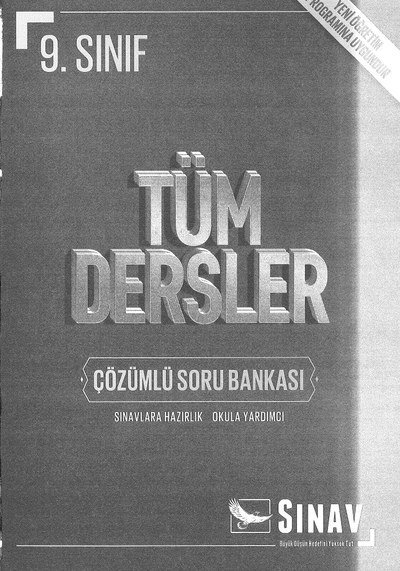 TÜM DERSLER ÇÖZÜMLÜ SORU BANKASI YKS Fotokopi