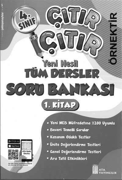 TÜM DERSLER SORU BANKASI YKS Fotokopi