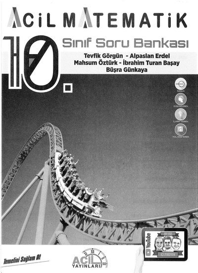 ACİL MATEMATİK 10. SINIF SORU BANKASI YKS Fotokopi