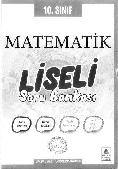 MATEMATİK LİSELİ SORU BANKASI YKS Fotokopi