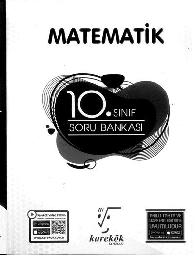 MATEMATİK SORU BANKASI YKS Fotokopi