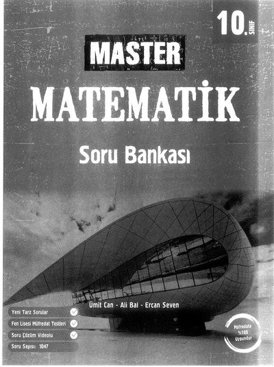 MASTER MATEMATİK SORU BANKASI YKS Fotokopi