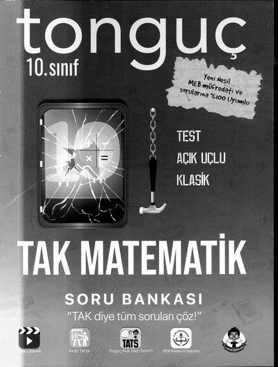 TAK MATEMATİK SORU BANKASI TAK DİYE TÜM SORULARI ÇÖZ YKS Fotokopi