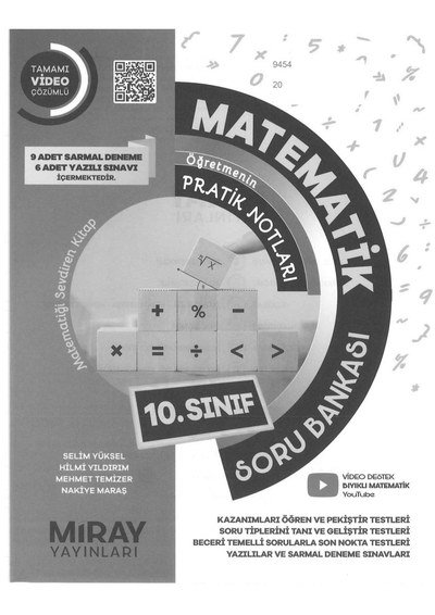 MATEMATİK ÖĞRETMENİN PRATİK NOTLARI SORU BANKASI YKS Fotokopi