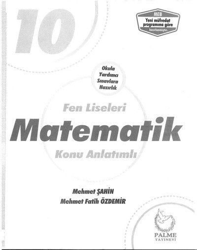 FEN LİSELERİ MATEMATİK KONU ANLATIMLI YKS Fotokopi
