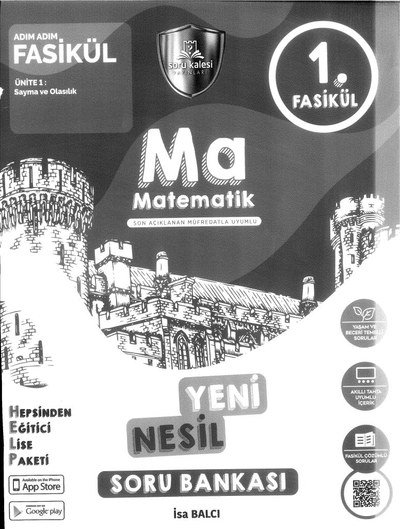 MA MATEMATİK YENİ NESİL SORU BANKASI YKS Fotokopi