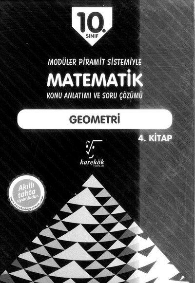 MODÜLER PİRAMİT SİSTEMİYLE MATEMATİK GEOMETRİ 4. KİTAP YKS Fotokopi