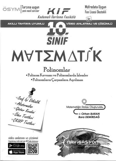 MATEMATİK POLİNOMLAR YKS Fotokopi