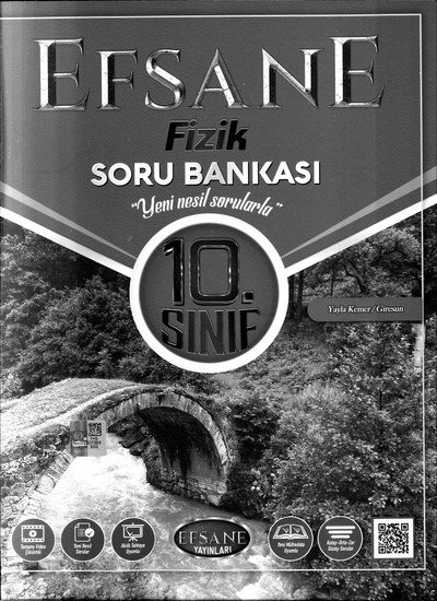 EFSANE FİZİK SORU BANKASI YENİ NESİL SORULARLA YKS Fotokopi