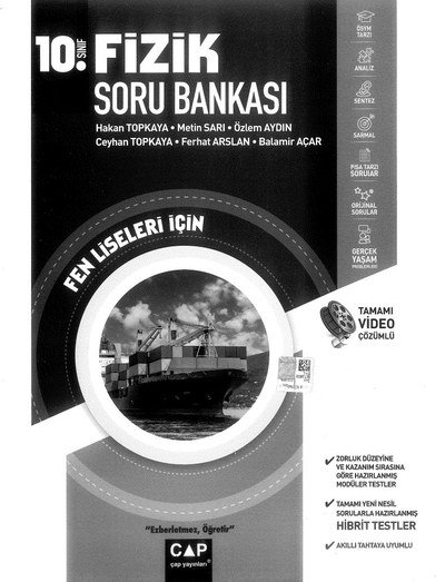 FİZİK SORU BANKASI FEN LİSELERİ İÇİN YKS Fotokopi