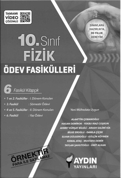 FİZİK ÖDEV FASİKÜLLERİ YKS Fotokopi
