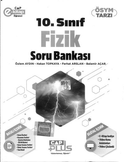 FİZİK SORU BANKASI YKS Fotokopi