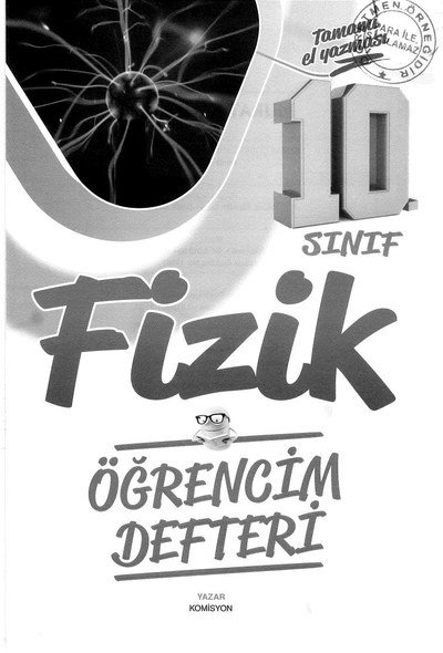 FİZİ K ÖĞRENCİM DEFTERİ YKS Fotokopi
