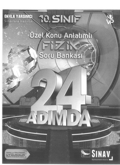ÖZEL KONU ANLATIMLI FİZİK SORU BANKASI 24 ADIMDA YKS Fotokopi