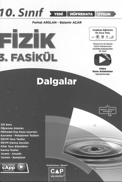 FİZİK 3. FASİKÜL DALGALAR YKS Fotokopi