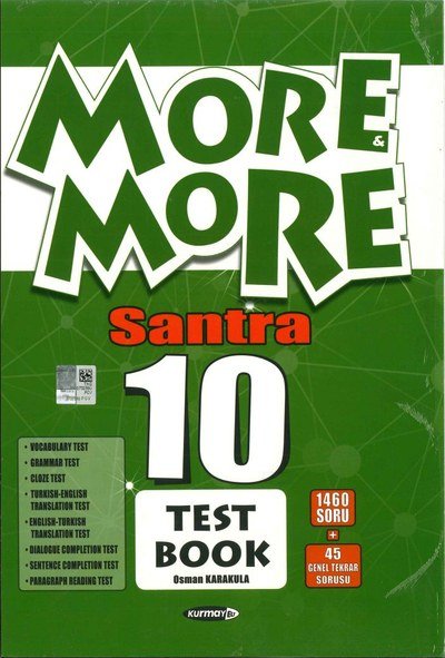 MORE MORE SANTRA 10 TEST BOOK YKS Fotokopi