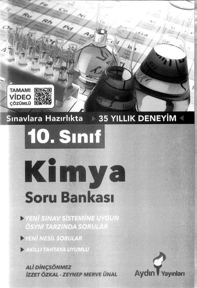 KİMYA SORU BANKASI YKS Fotokopi