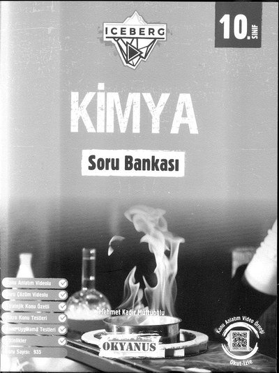 KİMYA SORU BANKASI YKS Fotokopi
