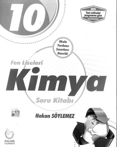FEN LİSELERİ KİMYA SORU KİTABI YKS Fotokopi