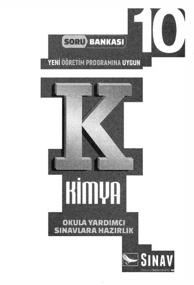 KİMYA SORU BANKASI OKULA YARDIMCI SINAVLARA HAZIRLIK YKS Fotokopi