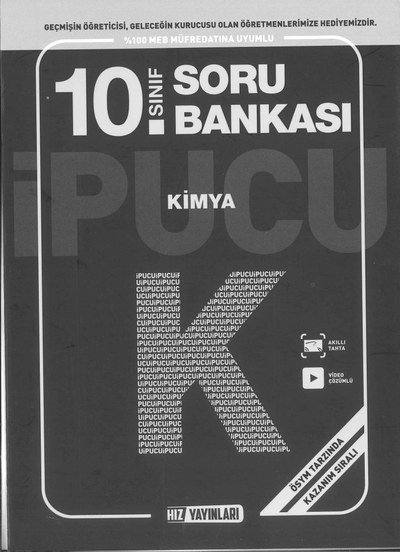 KİMYA SORU BANKASI YKS Fotokopi