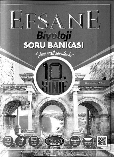 EFSANE BİYOLOJİ SORU BANKASI YKS Fotokopi