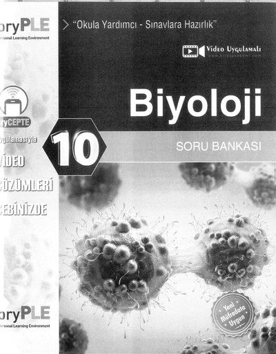 BİYOLOJİ SORU BANKASI VİDEO ÇÖZÜMLÜ YKS Fotokopi