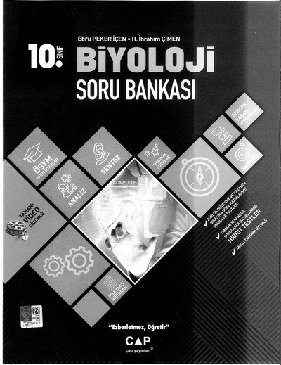 BİYOLOJİ SORU BANKASI YKS Fotokopi