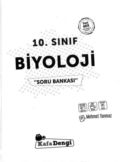 BİYOLOJİ SORU BANKASI YKS Fotokopi