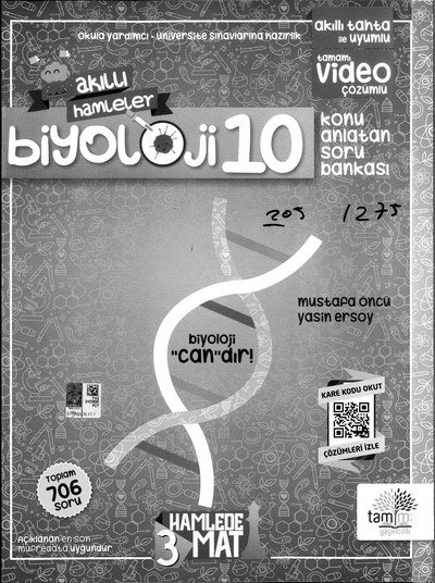 BİYOLOJİ KONU ANLATAN SORU BANKASI YKS Fotokopi