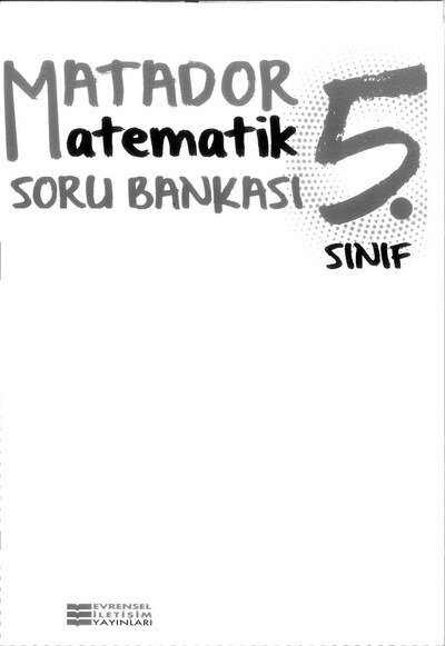 MATADOR MATEMATİK SORU BANKASI YKS Fotokopi