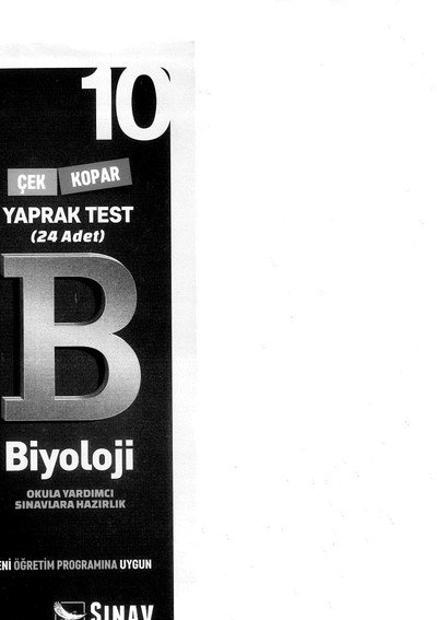 BİYOLOJİ OKUL YARDIMCI SINAVLARA HAZIRLIK YAPRAK TEST 24 ADET YKS Fotokopi