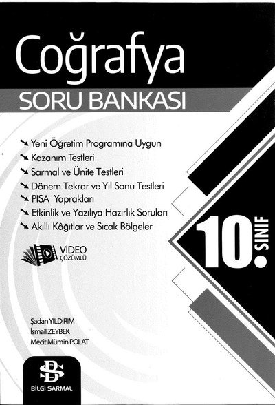 COĞRAFYA SORU BANKASI YKS Fotokopi