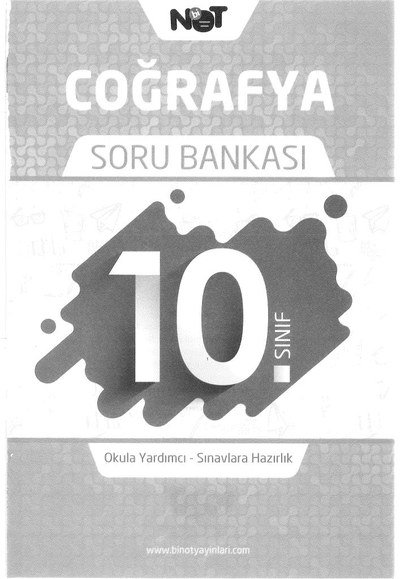 COĞRAFYA SORU BANKASI YKS Fotokopi