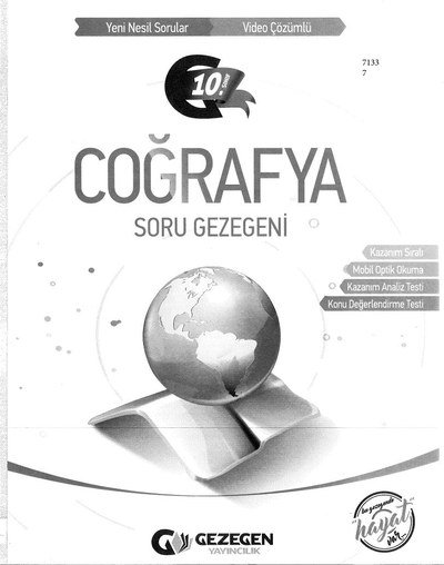 COĞRAFYA SORU GEZEGENİ YKS Fotokopi