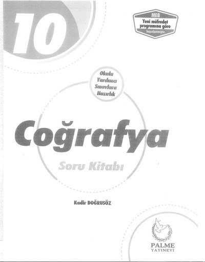 COĞRAFYA SORU KİTABI YKS Fotokopi