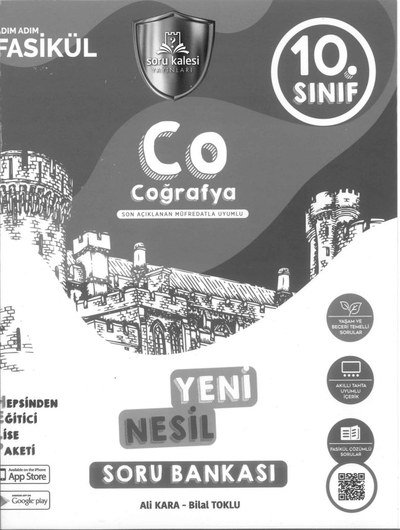 CO COĞRAFYA YENİ NESİL SORU BANKASI ADIM ADIM FASİKÜL YKS Fotokopi