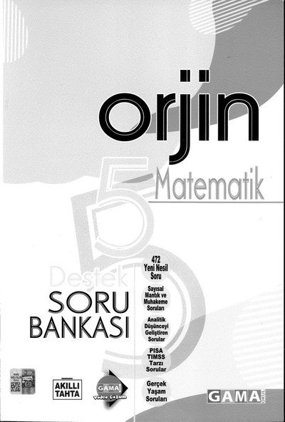 ORJİN MATEMATİK YKS Fotokopi