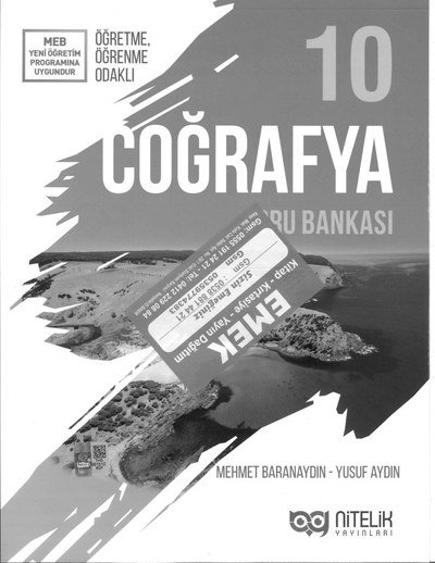 COĞRAFYA ÖĞRETME ÖĞRENME ODAKLI SORU BANKASI YKS Fotokopi
