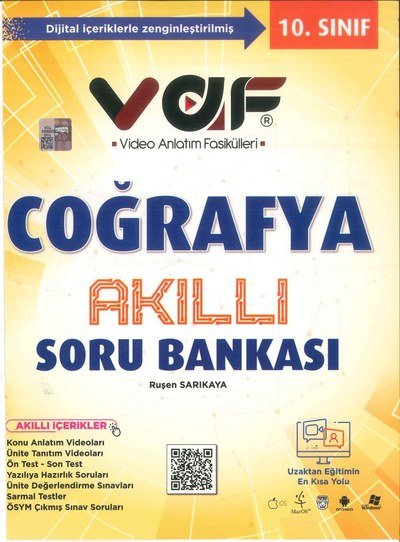 COĞRAFYA AKILLI SORU BANKASI YKS Fotokopi