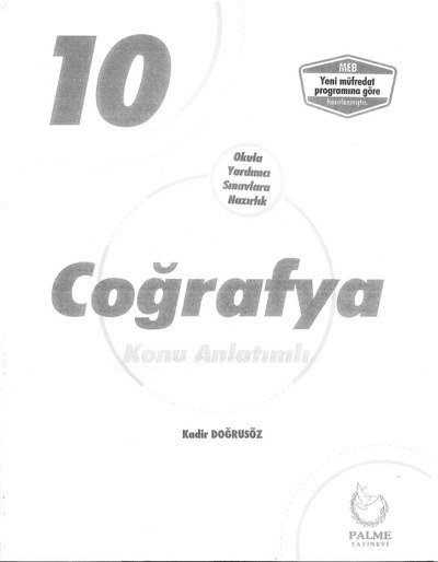 COĞRAFYA KONU ANLATIMLI YKS Fotokopi