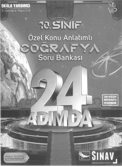 ÖZEL KONU ANLATIMLI COĞRAFYA SORU BANKASI 24 ADIMDA YKS Fotokopi