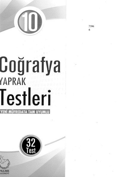 COĞRAFYA YAPRAK TESTLERİ 32 TEST YKS Fotokopi