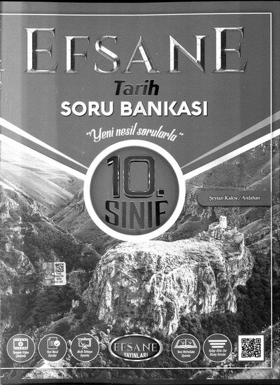 EFSANE TARİH SORU BANKASI YKS Fotokopi