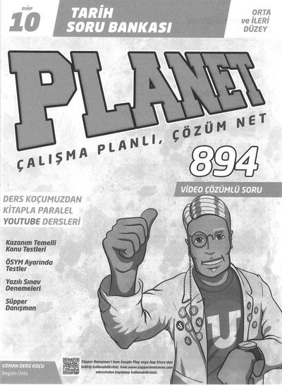 TARİH SORU BANKASI PLANET ÇALIŞMA PLANLI ÇÖZÜM NET YKS Fotokopi