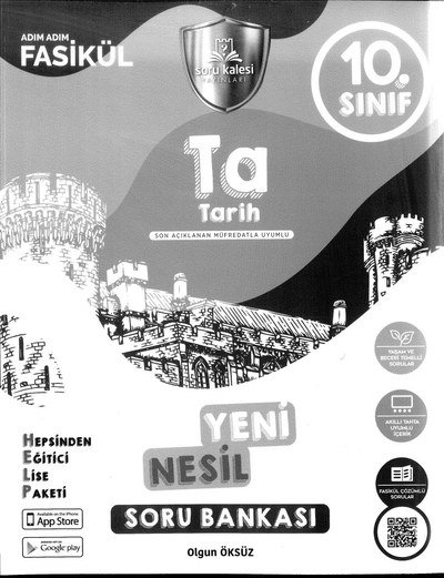TA TARİH YENİ NESİL SORU BANKASI ADIM ADIM FASİKÜL YKS Fotokopi