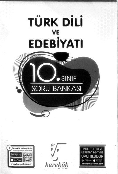 TÜRK DİLİ VE EDEBİYATI SORU BANKASI YKS Fotokopi