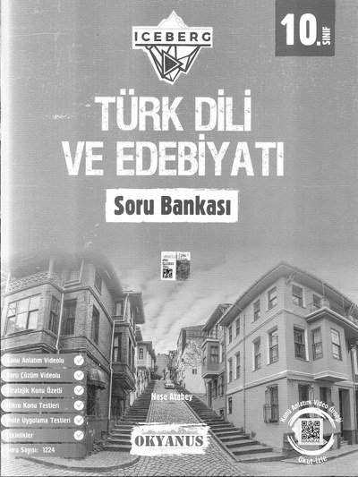 TÜRK DİLİ VE EDEBİYATI SORU BANKASI YKS Fotokopi